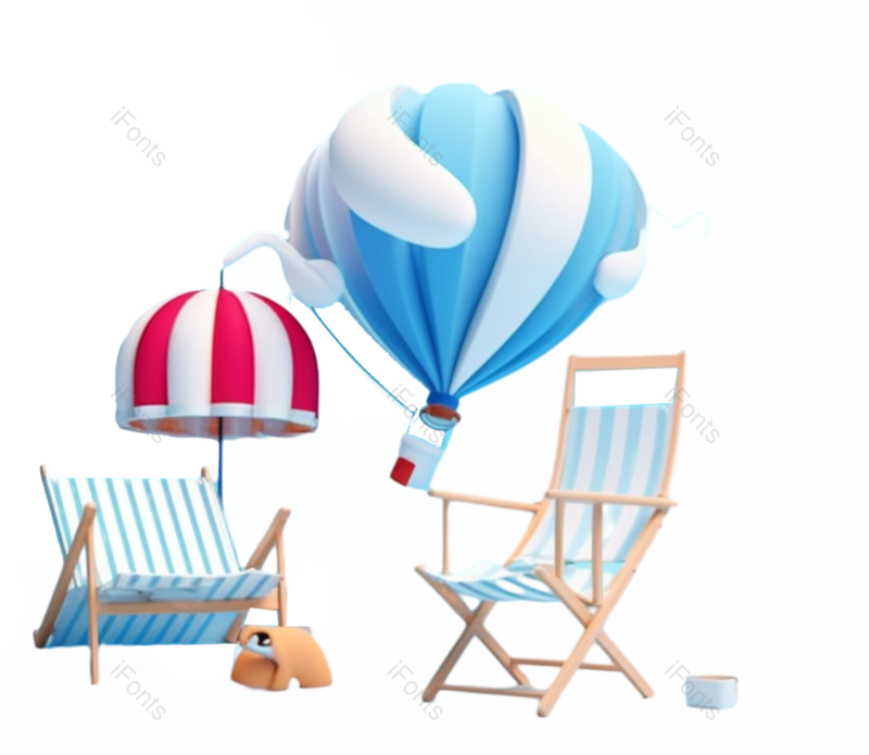 卡通图片,户外元素,插画PNG,蓝色免抠素材